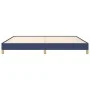 Blue taupe gray fabric bed frame 200x200 cm by vidaXL, Beds and slatted bases - Ref: Foro24-346848, Price: 97,67 €, Discount: %