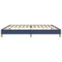 Blue taupe gray fabric bed frame 200x200 cm by vidaXL, Beds and slatted bases - Ref: Foro24-346848, Price: 97,67 €, Discount: %