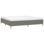Dark gray fabric bed frame 200x200 cm by vidaXL, Beds and slatted bases - Ref: Foro24-347190, Price: 116,47 €, Discount: %