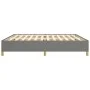 Dark gray fabric bed frame 200x200 cm by vidaXL, Beds and slatted bases - Ref: Foro24-347190, Price: 115,19 €, Discount: %