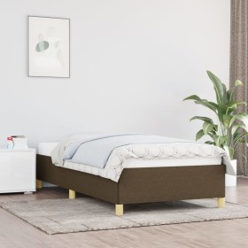 Brauner Stoffbettrahmen 100x200 cm von vidaXL, Betten und Lattenroste - Ref: Foro24-347144, Preis: 76,19 €, Rabatt: %