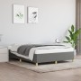 Dark gray fabric bed frame 140x200 cm by vidaXL, Beds and slatted bases - Ref: Foro24-347166, Price: 117,62 €, Discount: %