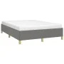 Dark gray fabric bed frame 140x200 cm by vidaXL, Beds and slatted bases - Ref: Foro24-347166, Price: 114,22 €, Discount: %