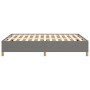 Dark gray fabric bed frame 140x200 cm by vidaXL, Beds and slatted bases - Ref: Foro24-347166, Price: 117,62 €, Discount: %