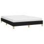 Estructura de cama de tela negra 140x200 cm de vidaXL, Camas y somieres - Ref: Foro24-346820, Precio: 112,13 €, Descuento: %