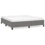 Bettrahmen aus dunkelgrauem Stoff, 160 x 200 cm von vidaXL, Betten und Lattenroste - Ref: Foro24-347075, Preis: 131,32 €, Rab...