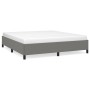Dark gray fabric bed frame 160x200 cm by vidaXL, Beds and slatted bases - Ref: Foro24-347075, Price: 128,15 €, Discount: %