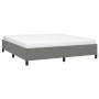 Dark gray fabric bed frame 160x200 cm by vidaXL, Beds and slatted bases - Ref: Foro24-347075, Price: 128,15 €, Discount: %