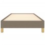 Estructura de cama de tela gris taupe 90x200 cm de vidaXL, Camas y somieres - Ref: Foro24-346790, Precio: 79,97 €, Descuento: %
