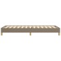 Estructura de cama de tela gris taupe 90x200 cm de vidaXL, Camas y somieres - Ref: Foro24-346790, Precio: 79,97 €, Descuento: %