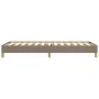 Taupe gray fabric bed frame 90x200 cm by vidaXL, Beds and slatted bases - Ref: Foro24-346790, Price: 76,13 €, Discount: %