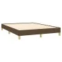 Brown fabric bed frame 140x190 cm by vidaXL, Beds and slatted bases - Ref: Foro24-346813, Price: 105,98 €, Discount: %