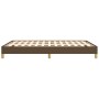 Brown fabric bed frame 140x190 cm by vidaXL, Beds and slatted bases - Ref: Foro24-346813, Price: 111,59 €, Discount: %