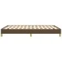 Brown fabric bed frame 140x190 cm by vidaXL, Beds and slatted bases - Ref: Foro24-346813, Price: 105,98 €, Discount: %