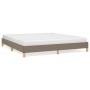 Taupe gray fabric bed frame 180x200 cm by vidaXL, Beds and slatted bases - Ref: Foro24-346838, Price: 123,77 €, Discount: %
