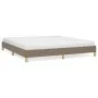 Taupe gray fabric bed frame 180x200 cm by vidaXL, Beds and slatted bases - Ref: Foro24-346838, Price: 113,52 €, Discount: %