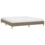 Taupe gray fabric bed frame 180x200 cm by vidaXL, Beds and slatted bases - Ref: Foro24-346838, Price: 113,52 €, Discount: %