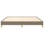 Taupe gray fabric bed frame 180x200 cm by vidaXL, Beds and slatted bases - Ref: Foro24-346838, Price: 113,52 €, Discount: %