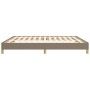 Estructura de cama de tela gris taupe 180x200 cm de vidaXL, Camas y somieres - Ref: Foro24-346838, Precio: 123,77 €, Descuent...