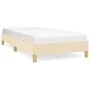Cream fabric bed frame 90x200 cm by vidaXL, Beds and slatted bases - Ref: Foro24-346791, Price: 67,75 €, Discount: %