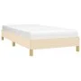 Cream fabric bed frame 90x200 cm by vidaXL, Beds and slatted bases - Ref: Foro24-346791, Price: 67,75 €, Discount: %