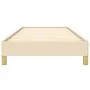 Cream fabric bed frame 90x200 cm by vidaXL, Beds and slatted bases - Ref: Foro24-346791, Price: 67,75 €, Discount: %