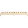 Bettrahmen aus cremefarbenem Stoff, 90 x 200 cm von vidaXL, Betten und Lattenroste - Ref: Foro24-346791, Preis: 76,88 €, Raba...
