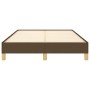 Dark brown fabric bed frame 120x200 cm by vidaXL, Beds and slatted bases - Ref: Foro24-346805, Price: 100,03 €, Discount: %