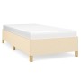Cream fabric bed frame 80x200 cm by vidaXL, Beds and slatted bases - Ref: Foro24-347122, Price: 91,50 €, Discount: %