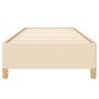 Cream fabric bed frame 80x200 cm by vidaXL, Beds and slatted bases - Ref: Foro24-347122, Price: 91,50 €, Discount: %
