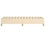 Cream fabric bed frame 80x200 cm by vidaXL, Beds and slatted bases - Ref: Foro24-347122, Price: 91,50 €, Discount: %