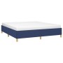 Blue fabric bed frame 180x200 cm by vidaXL, Beds and slatted bases - Ref: Foro24-347187, Price: 131,90 €, Discount: %