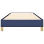 Blue fabric bed frame 80x200 cm by vidaXL, Beds and slatted bases - Ref: Foro24-346776, Price: 80,19 €, Discount: %