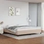 Estructura de cama de cuero sintético capuchino 200x200 cm de vidaXL, Camas y somieres - Ref: Foro24-347274, Precio: 168,89 €...