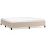 Estructura de cama de cuero sintético capuchino 200x200 cm de vidaXL, Camas y somieres - Ref: Foro24-347274, Precio: 168,89 €...