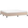 Cappuccino synthetic leather bed frame 200x200 cm by vidaXL, Beds and slatted bases - Ref: Foro24-347274, Price: 140,06 €, Di...