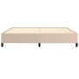 Cappuccino synthetic leather bed frame 200x200 cm by vidaXL, Beds and slatted bases - Ref: Foro24-347274, Price: 140,06 €, Di...