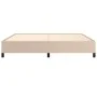 Estructura de cama de cuero sintético capuchino 200x200 cm de vidaXL, Camas y somieres - Ref: Foro24-347274, Precio: 168,89 €...