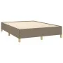 Taupe gray fabric bed frame 140x200 cm by vidaXL, Beds and slatted bases - Ref: Foro24-347169, Price: 112,25 €, Discount: %
