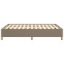 Estructura de cama de tela gris taupe 140x200 cm de vidaXL, Camas y somieres - Ref: Foro24-347169, Precio: 127,96 €, Descuent...