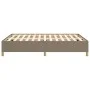 Taupe gray fabric bed frame 140x200 cm by vidaXL, Beds and slatted bases - Ref: Foro24-347169, Price: 112,25 €, Discount: %