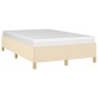 Cream fabric bed frame 120x200 cm by vidaXL, Beds and slatted bases - Ref: Foro24-347154, Price: 123,19 €, Discount: %