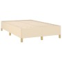 Cream fabric bed frame 120x200 cm by vidaXL, Beds and slatted bases - Ref: Foro24-347154, Price: 123,19 €, Discount: %