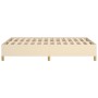 Cream fabric bed frame 120x200 cm by vidaXL, Beds and slatted bases - Ref: Foro24-347154, Price: 123,19 €, Discount: %