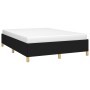 Black fabric bed frame 140x190 cm by vidaXL, Beds and slatted bases - Ref: Foro24-347159, Price: 103,29 €, Discount: %