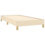 Estructura de cama de tela color crema 90x190 cm de vidaXL, Camas y somieres - Ref: Foro24-346783, Precio: 75,55 €, Descuento: %