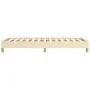Cream fabric bed frame 90x190 cm by vidaXL, Beds and slatted bases - Ref: Foro24-346783, Price: 74,56 €, Discount: %