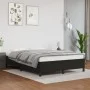 Estructura de cama de cuero sintético negro 140x200 cm de vidaXL, Camas y somieres - Ref: Foro24-347251, Precio: 107,15 €, De...