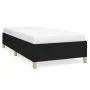 Estructura de cama de tela negra 90x200 cm de vidaXL, Camas y somieres - Ref: Foro24-347135, Precio: 73,45 €, Descuento: %