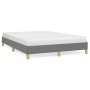 Dark gray fabric bed frame 140x200 cm by vidaXL, Beds and slatted bases - Ref: Foro24-346819, Price: 94,46 €, Discount: %